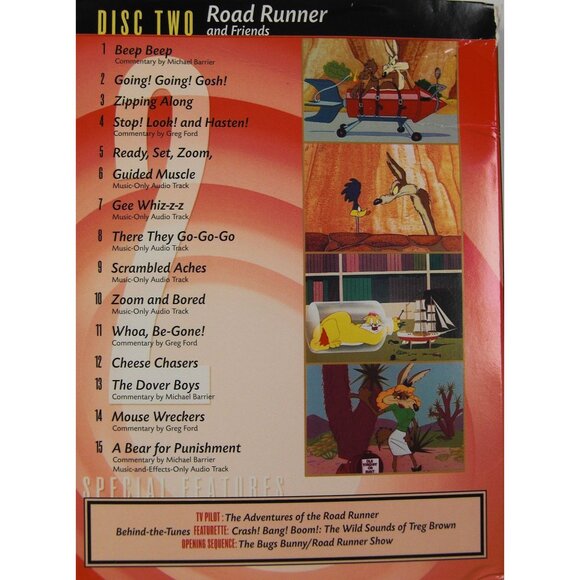 Looney Tunes Warner Bros.  - Golden Collection: Vol. 2 (DVD, 2004, 4-Disc Set) - Picture 5 of 7